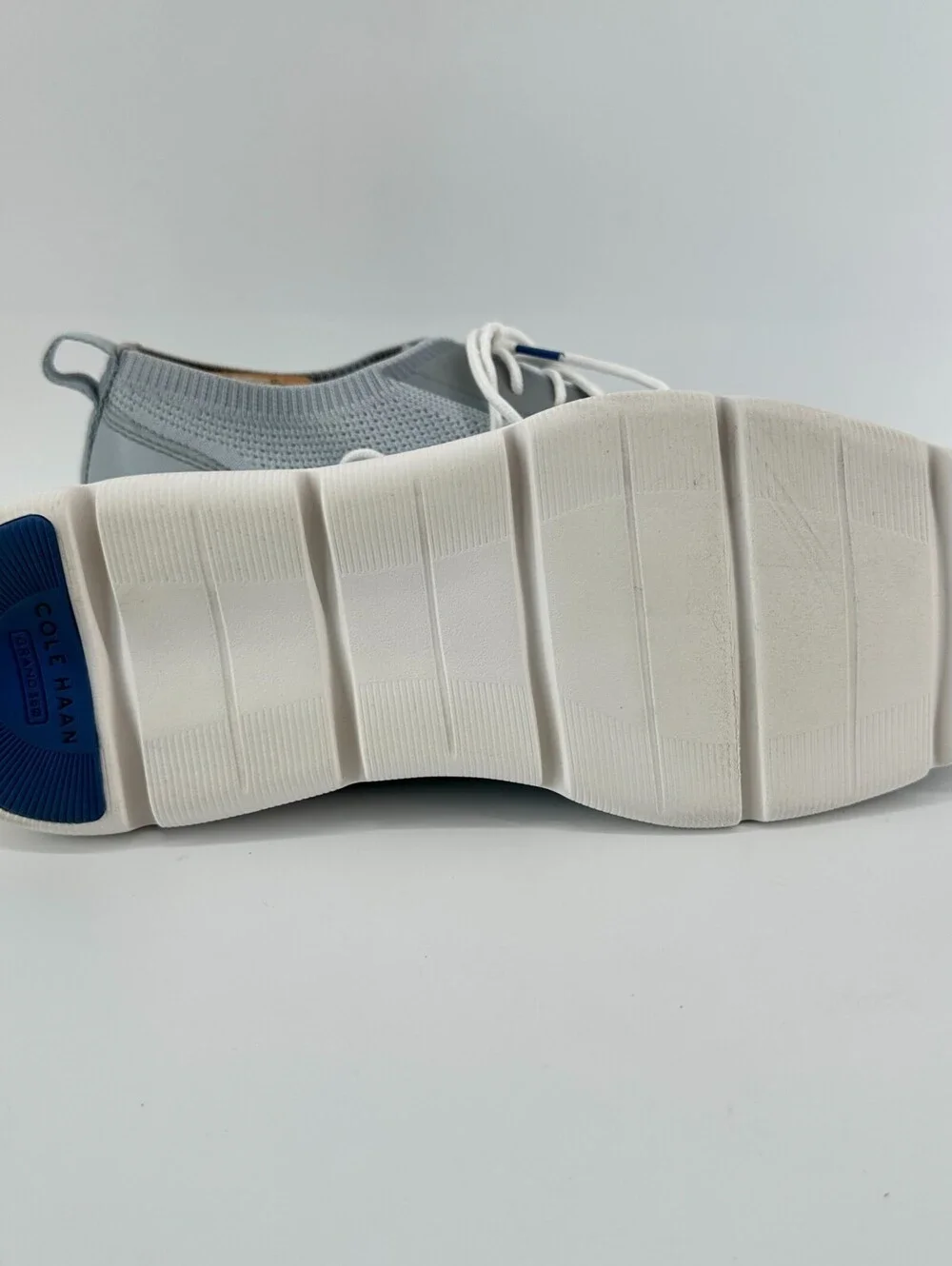 Cole Haan Men's Zerogrand  Omni Lace Up Gray/Blue Casual Sneaker 10M